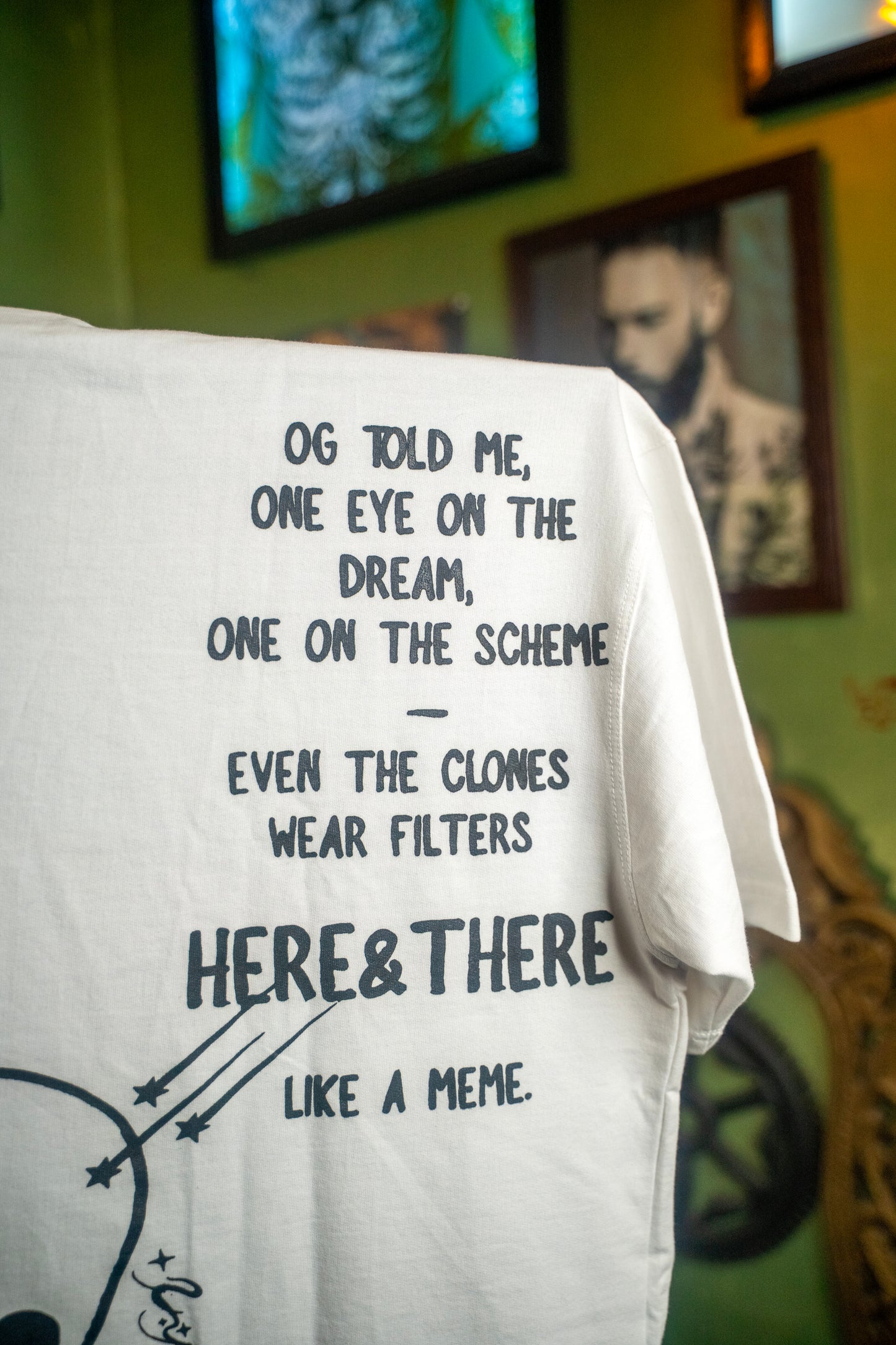 Cloneproof Oversized Tee (White)