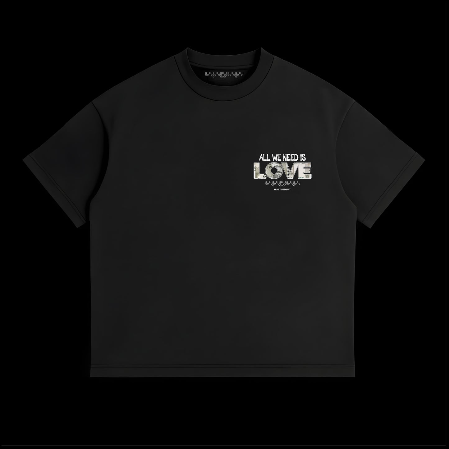LOVE OVER LOANS TEE (Black)