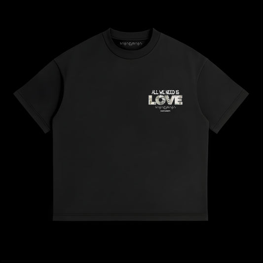 LOVE OVER LOANS TEE (Black)