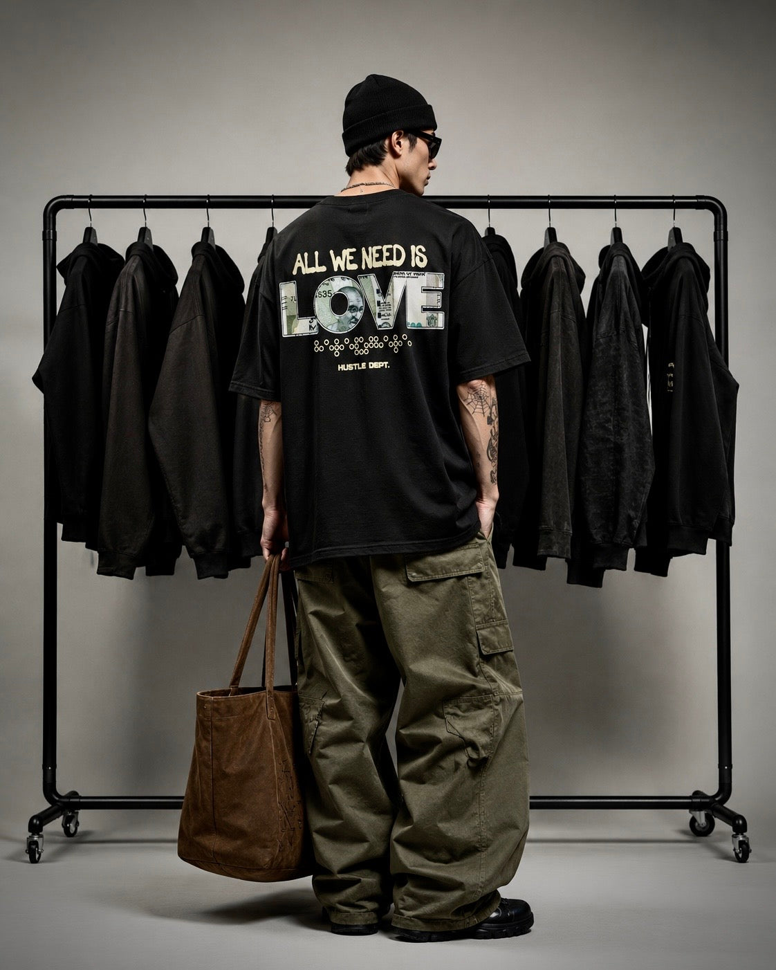 LOVE OVER LOANS TEE (Black)