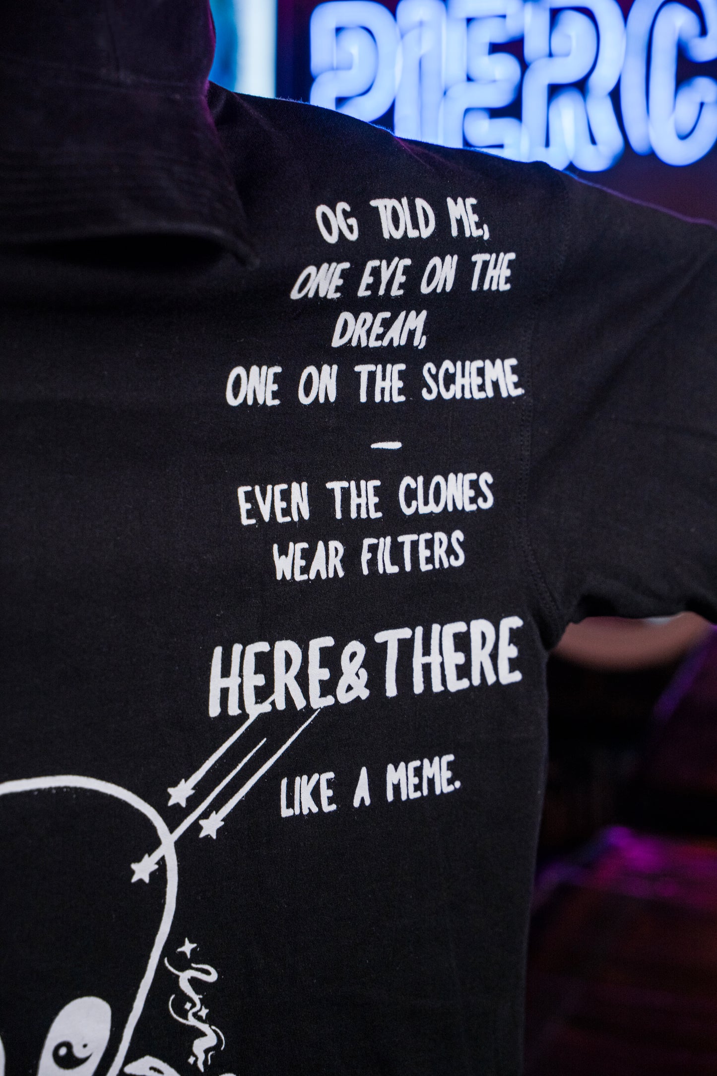 Cloneproof Oversized Tee (Black)