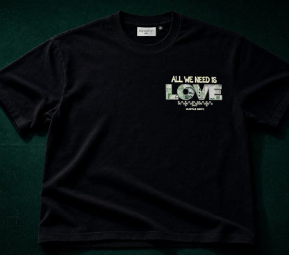 LOVE OVER LOANS TEE (Black)
