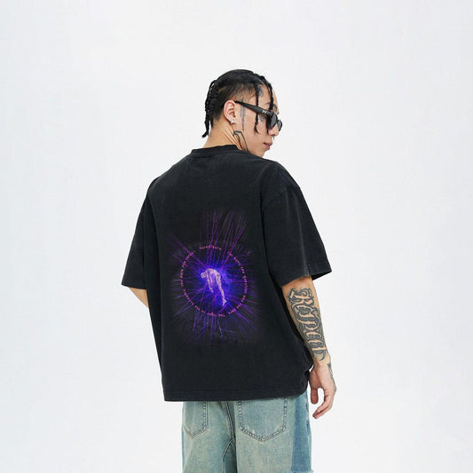 LIGHT IN THE SYSTEM TEE (Black)